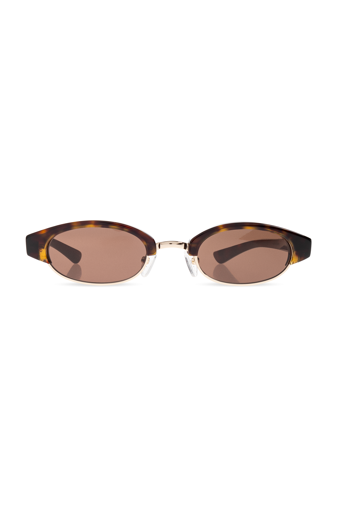 【送料&関税込】Alexander McQueen Sunglasses In Brown Acetat Acetate sunglasses ALEXANDER MCQUEEN - Nugnes1920